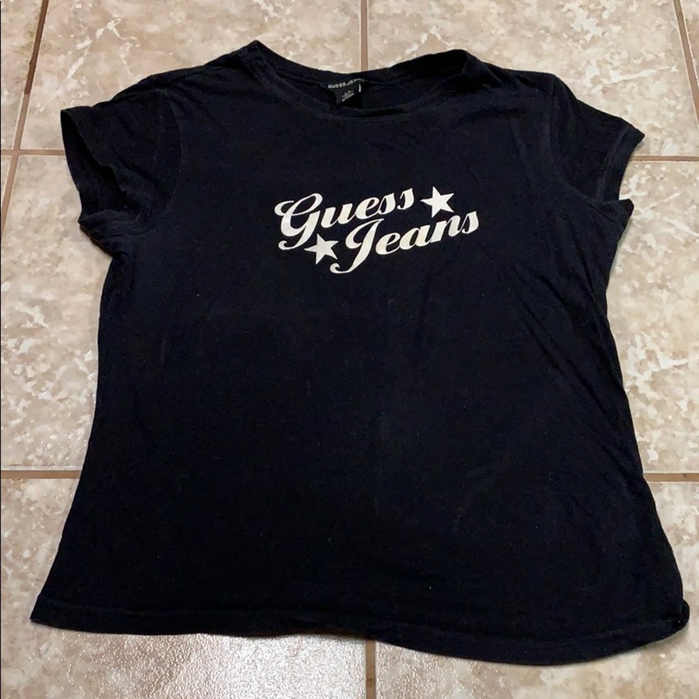 (SOLD) Guess jeans t shirt, size XL, black